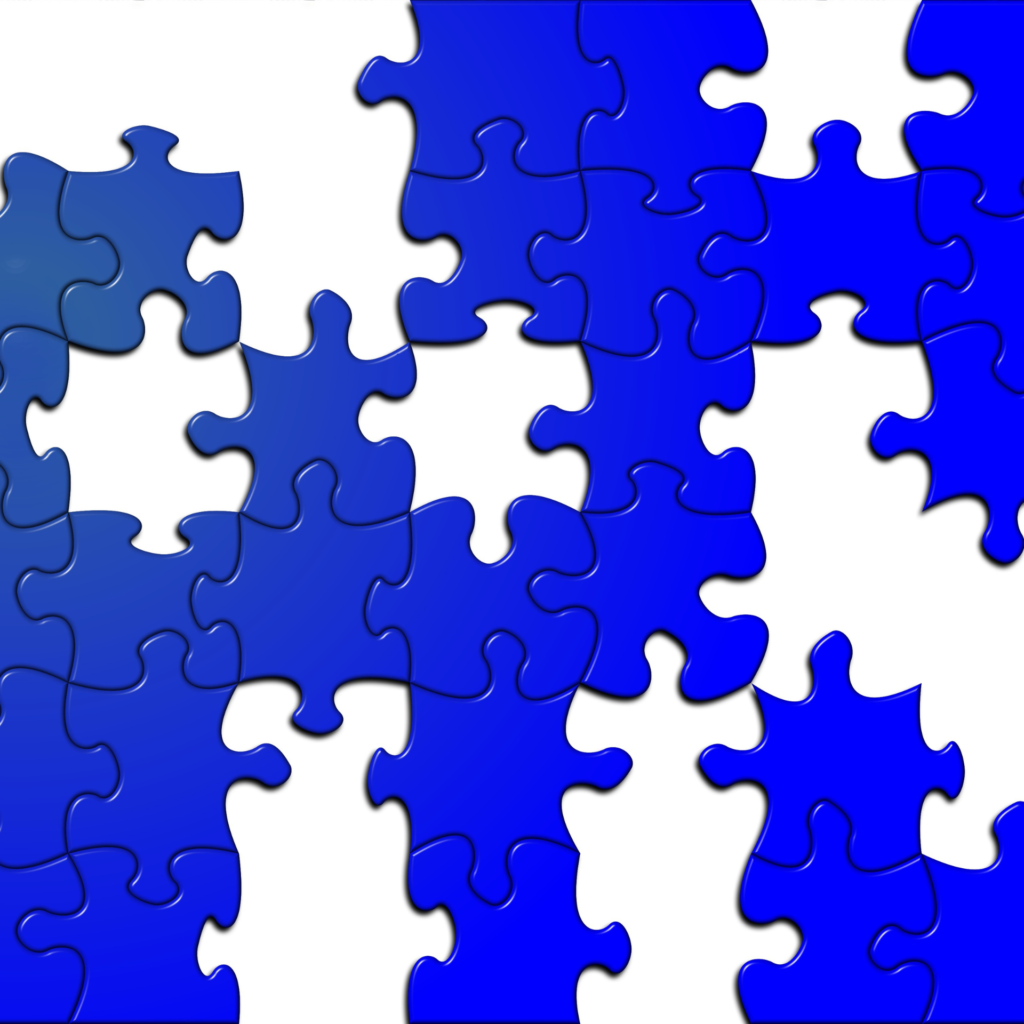 Jigsaw pieces missing, lost sales